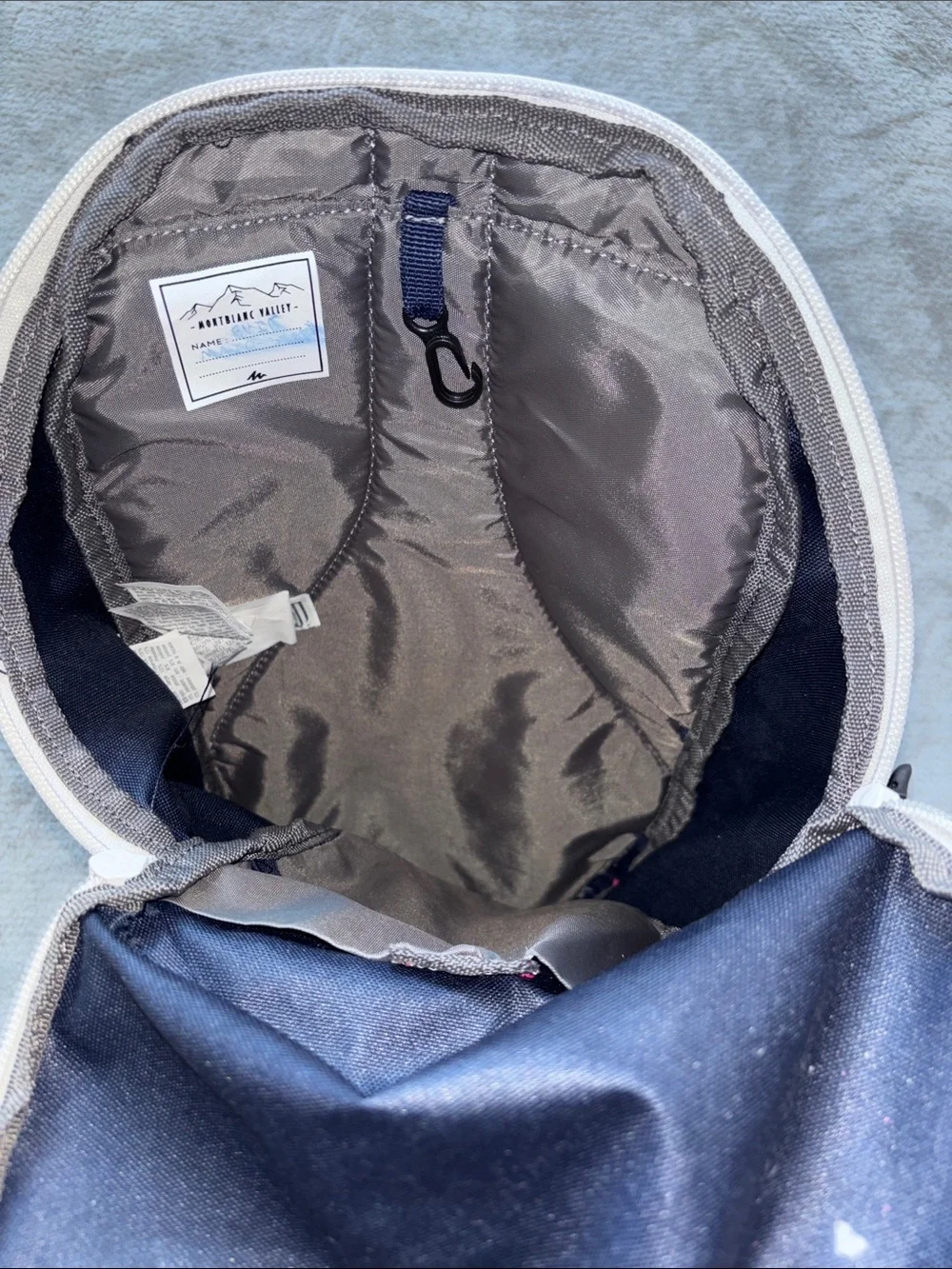 Quechua 10L kids navy pink backpack - Picture 9 of 9